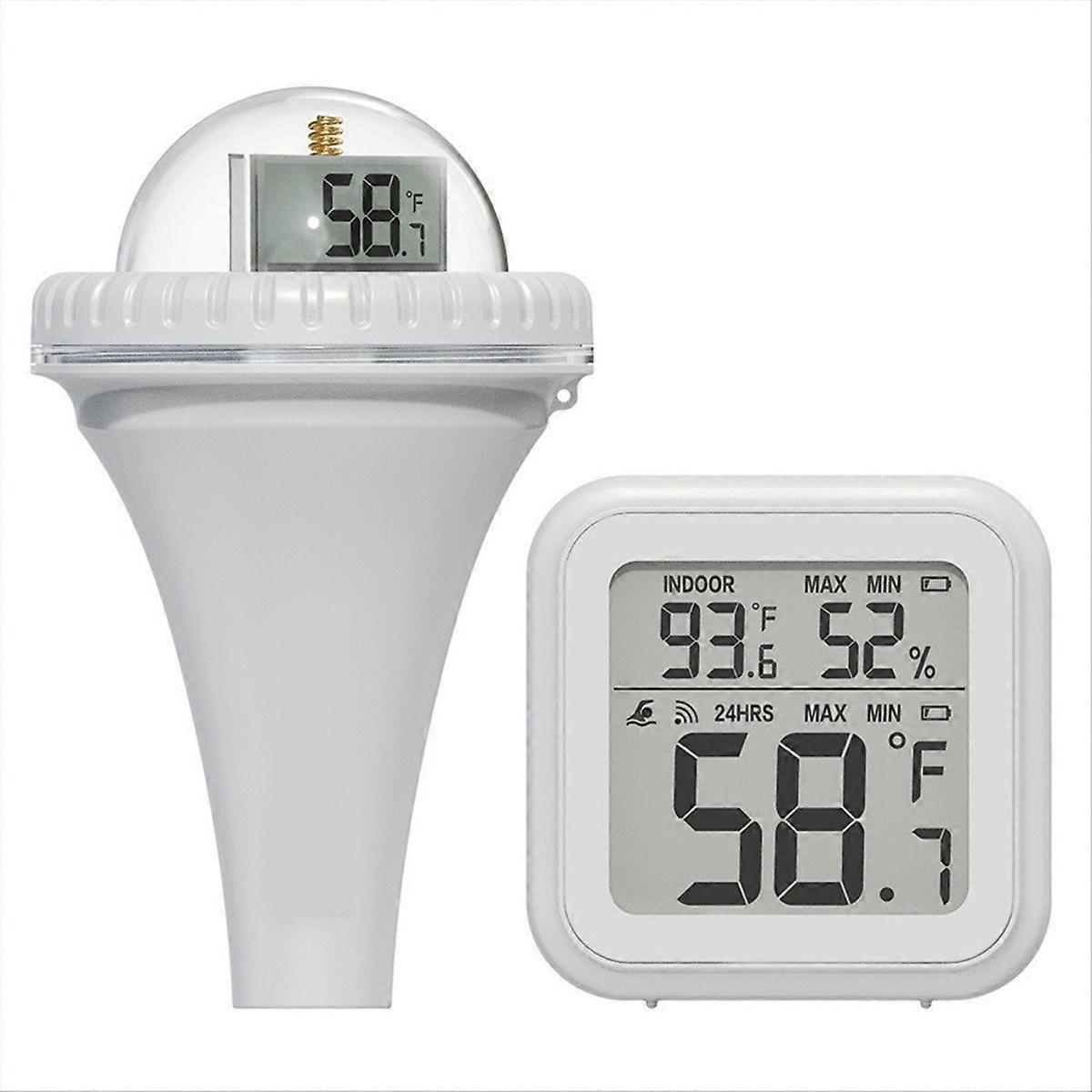 Floating Pool Thermometer Set Outdoor Pool Temperature Sensor