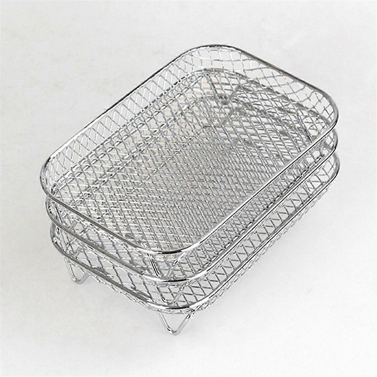 13-Piece Air Fryer Oven Set with 3-Tier Stackable Grilling Rack