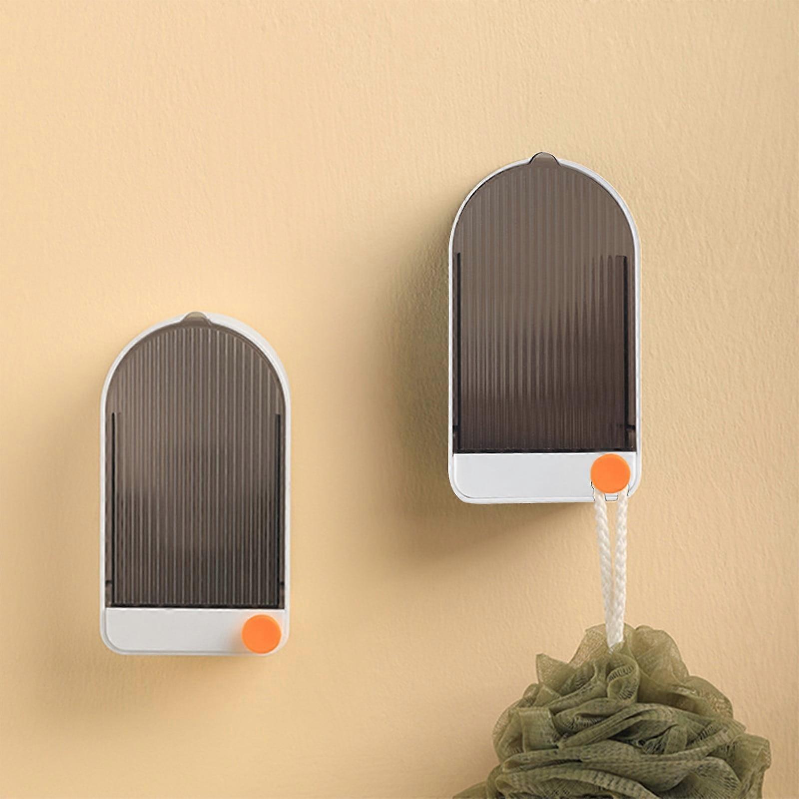 Txmfgh Wall-Mounted Soap Dish with Double-Layer Design for Quick Drying and Easy Cleaning