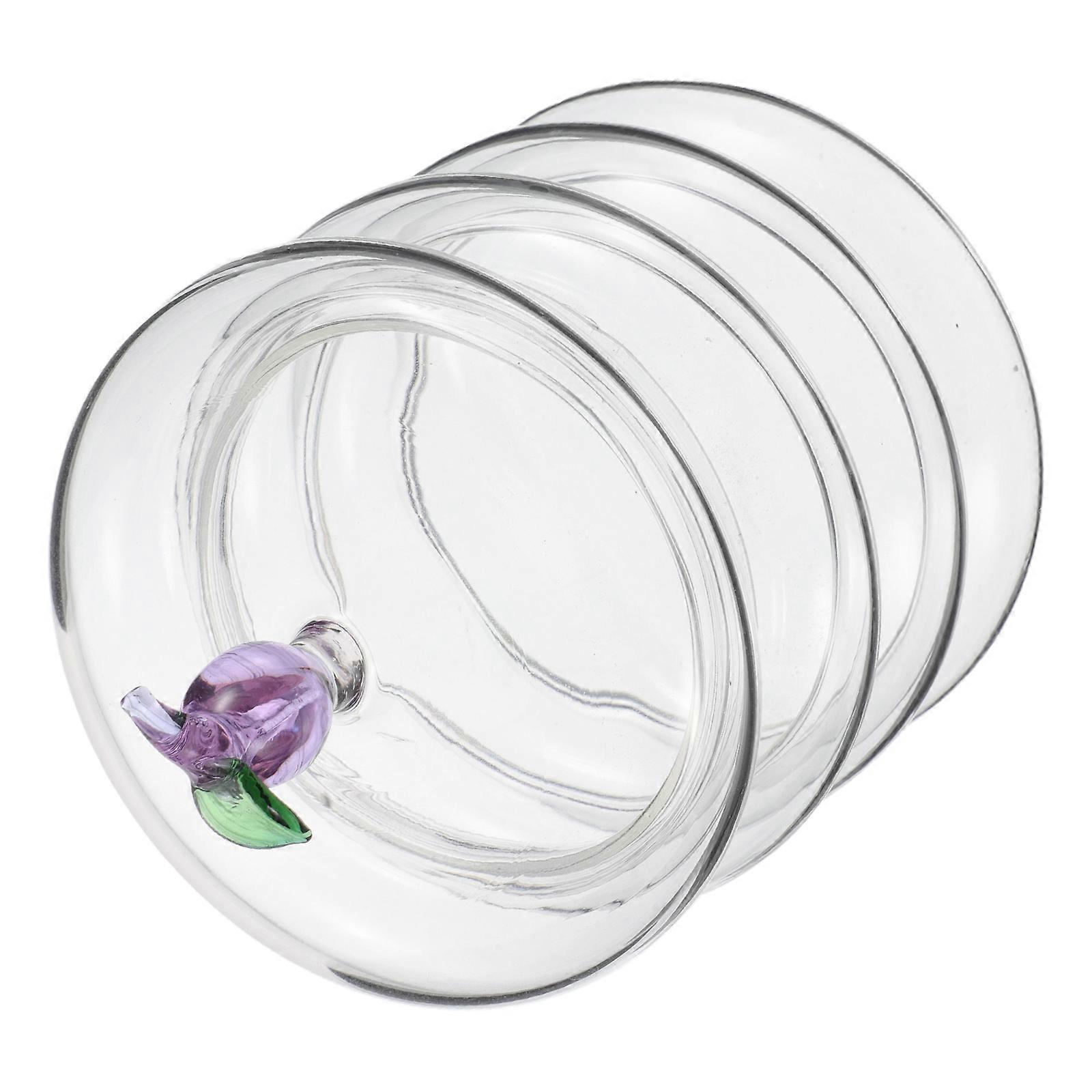 Glass Candy Box for Storage Use with Airtight Lid Ideal for Nuts and Candy