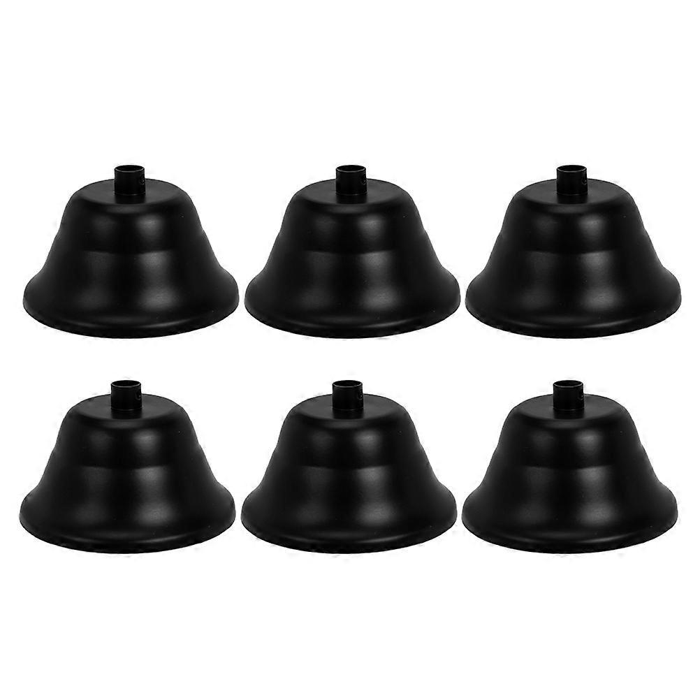 Rustic Ceiling Shade Iron Lampshade for Light Canopy 6Pcs Set