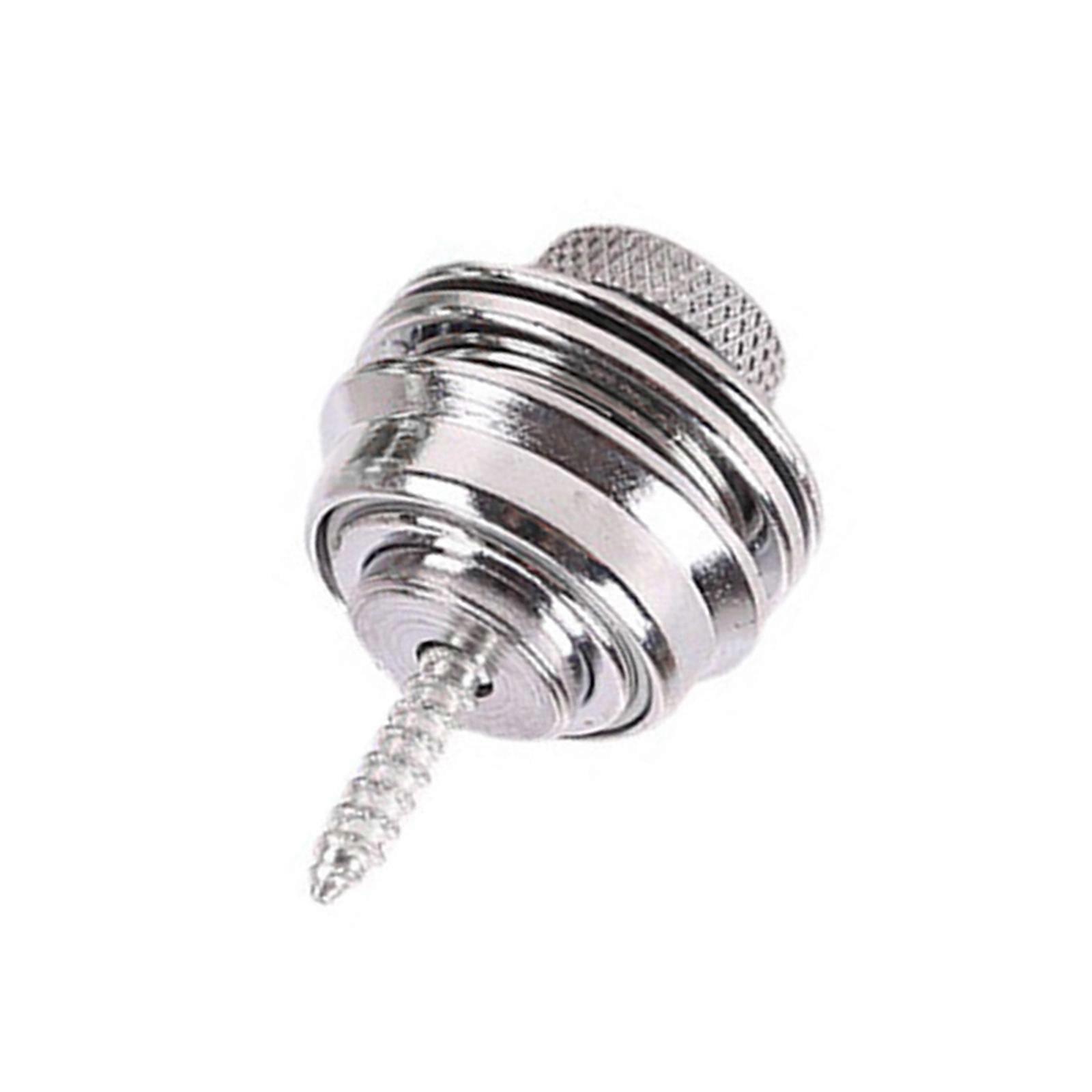 2 stk gitar stropp knapper låser gitar straplocks stropp holder pegs gitar stropper lås stropper knapp erstatning sett sølv