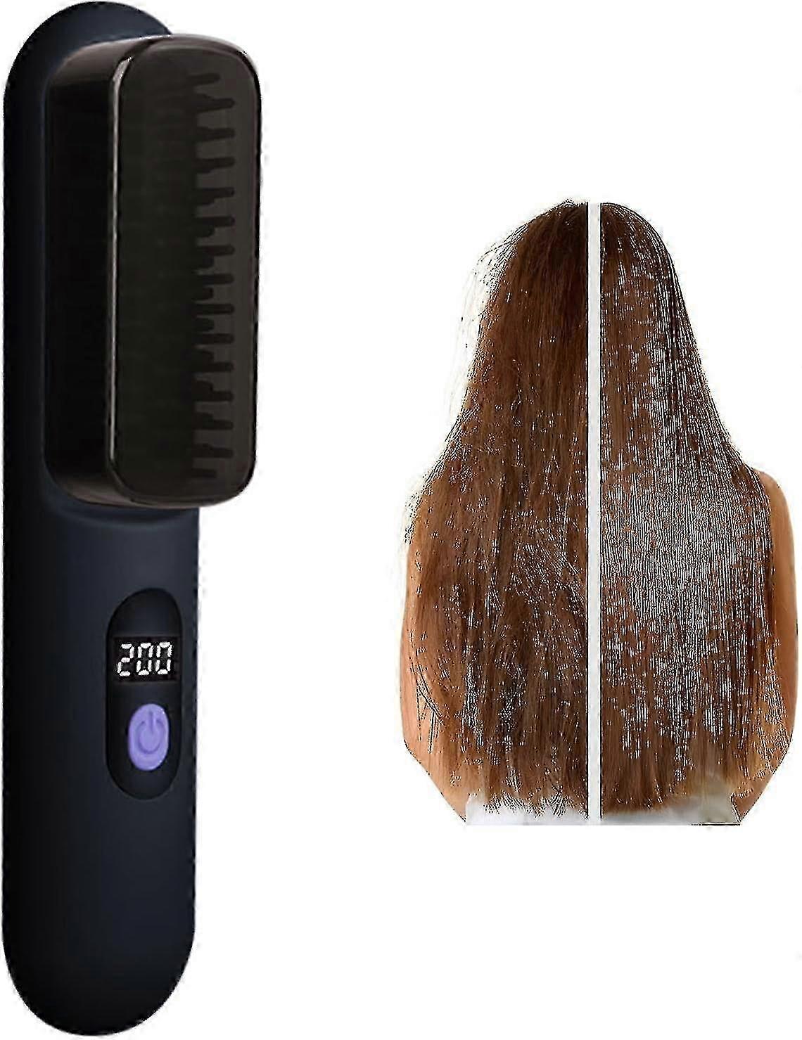 Cordless Straightening Iron with Adjustable Temperature compatible with Precise Control