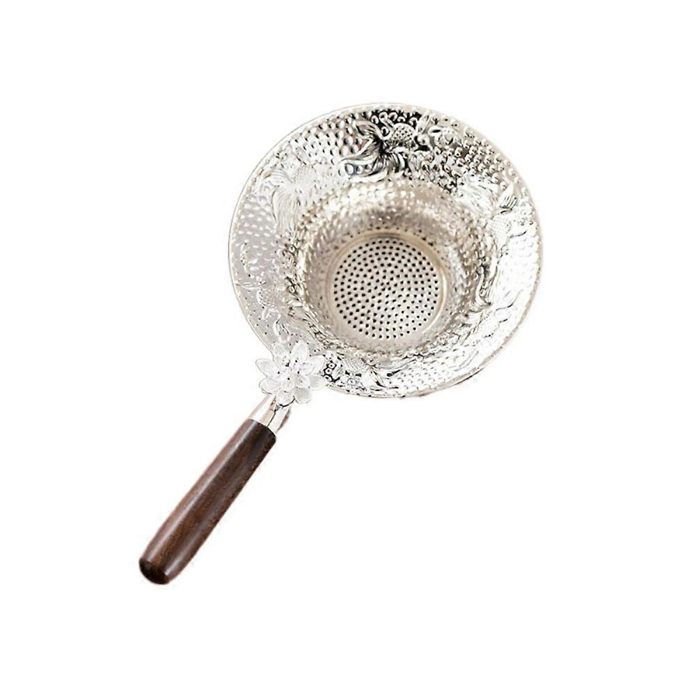Durable Mental Tea Strainer Useful with Handle Tea Strainer Mesh Tea Infuser Filter Teaware