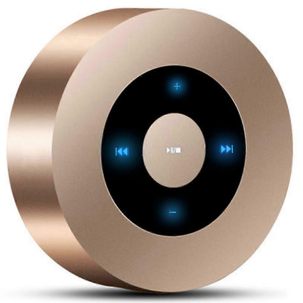 Portable Bluetooth Speaker, Wireless Bluetooth Speaker,Mini Portable Circular Speaker with LED Touch Design
