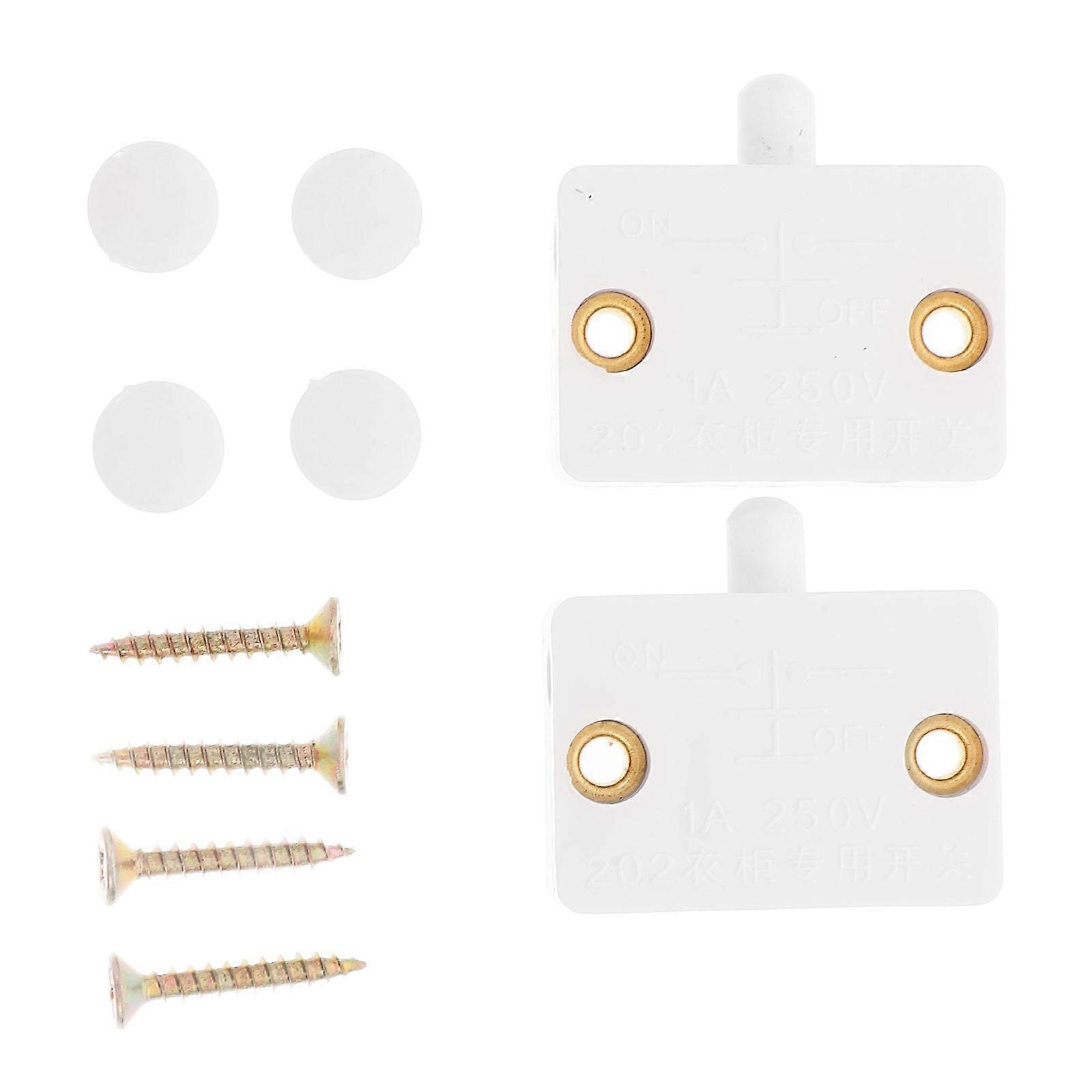 2pcs Wardrobe Light Switch Automatic Door Switch For Closet Light For Cabinets Design