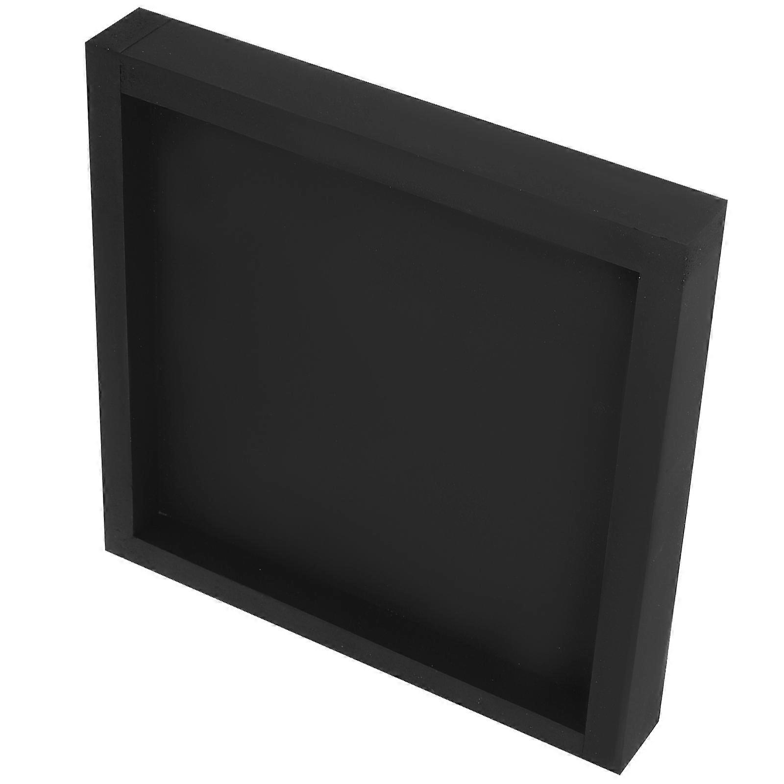 Potted Plate Black Square Tray for Household Leakproof Use