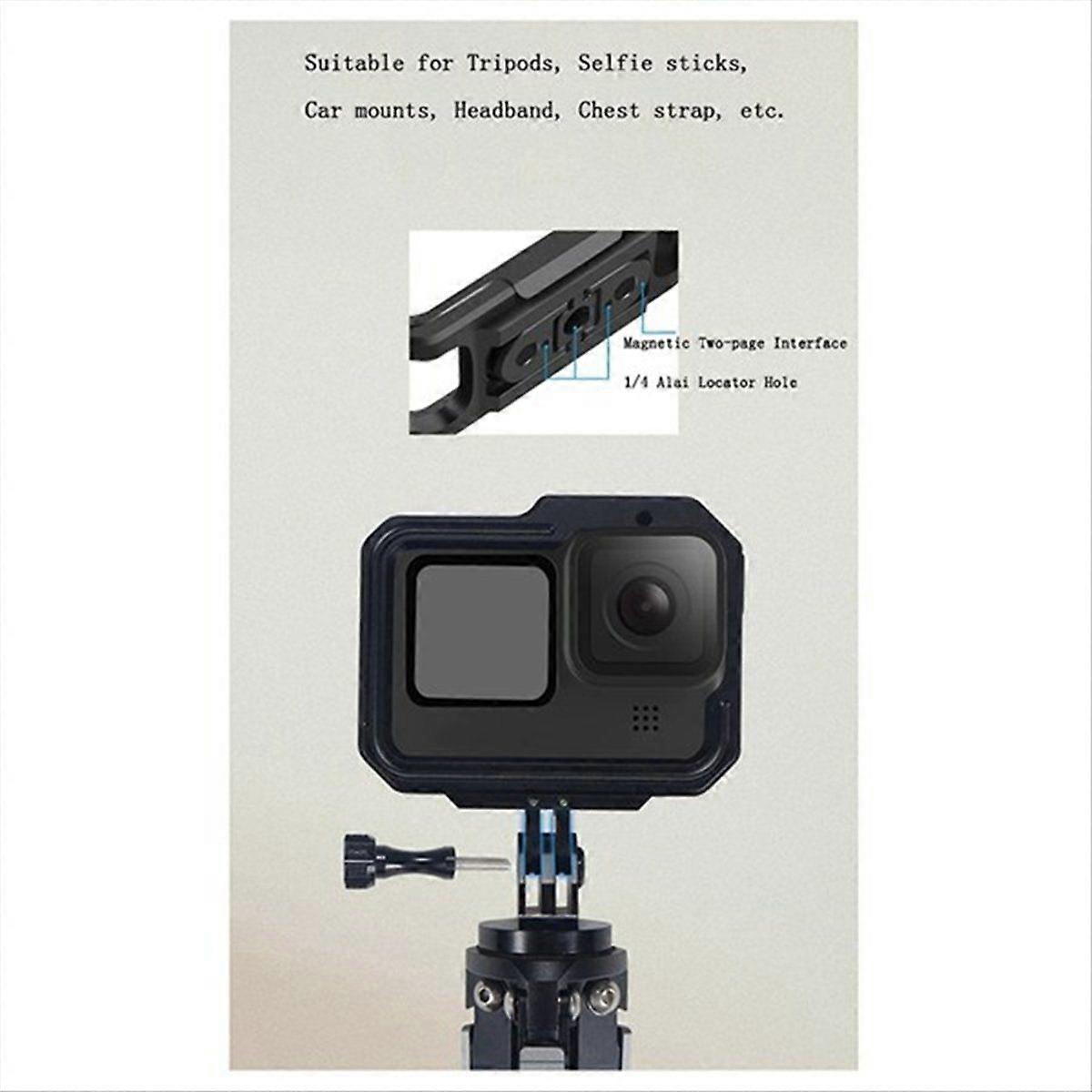 Rabbit Cage Kit for GoPro 12/13 Quick Release Mount Full Protective Frame Case Accessories