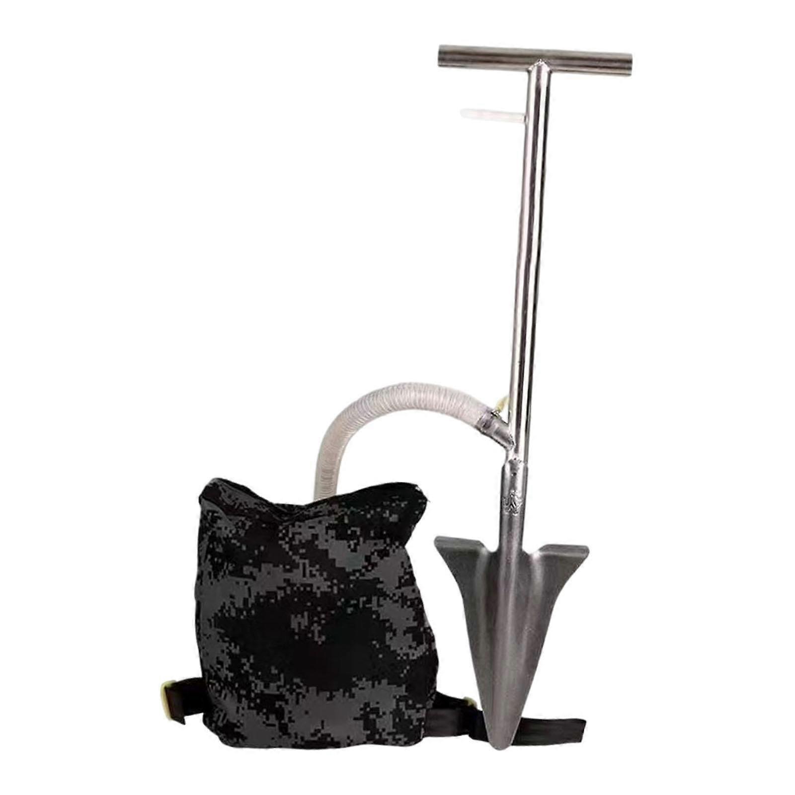 Handheld Fertilizer Spreader with Backpack Bag Adjustable Applicator for Garden and Lawn