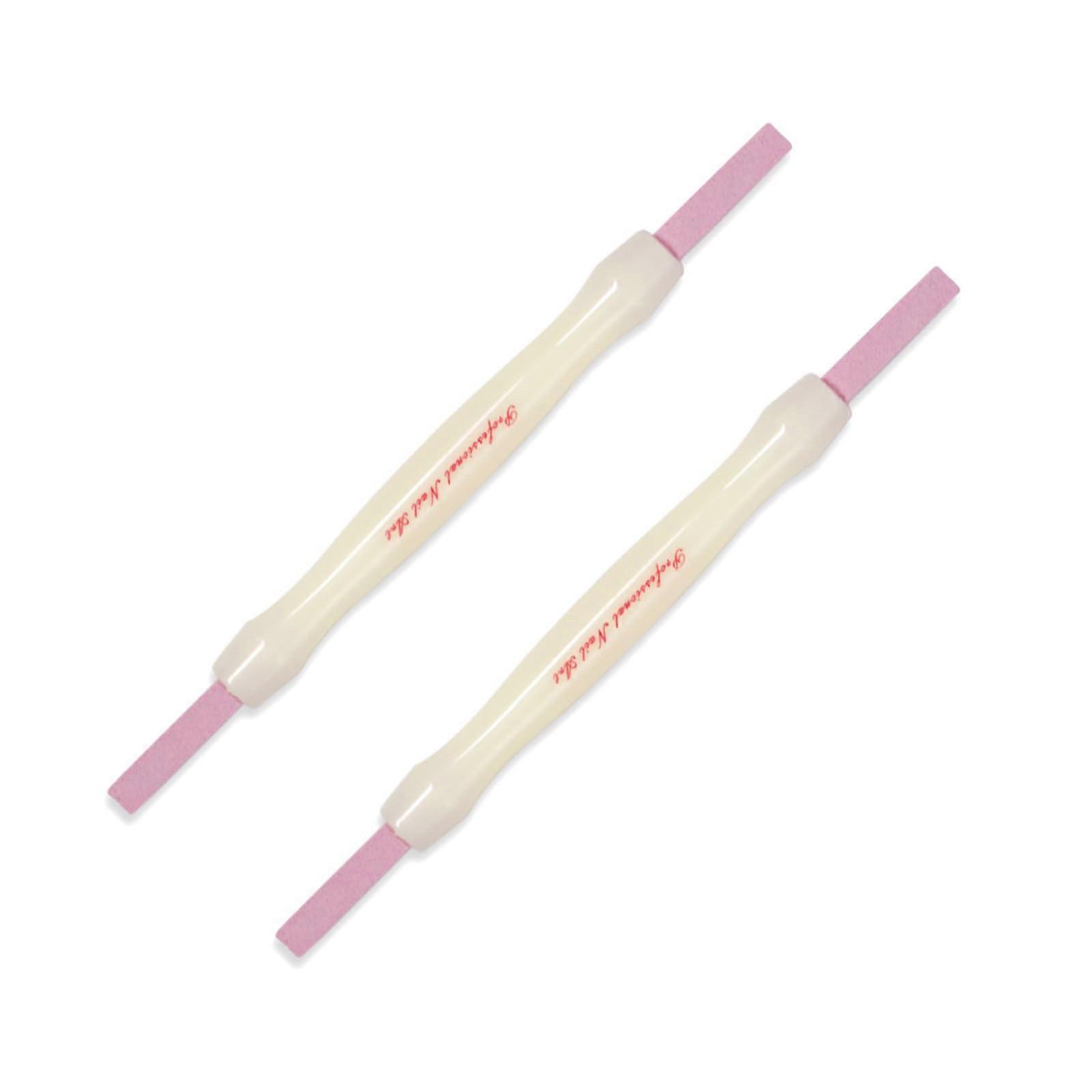 Ceramic Nail File and Buffer Set, DoubleHead Nail Care Tool for Smooth Finish Manicure Pedicure