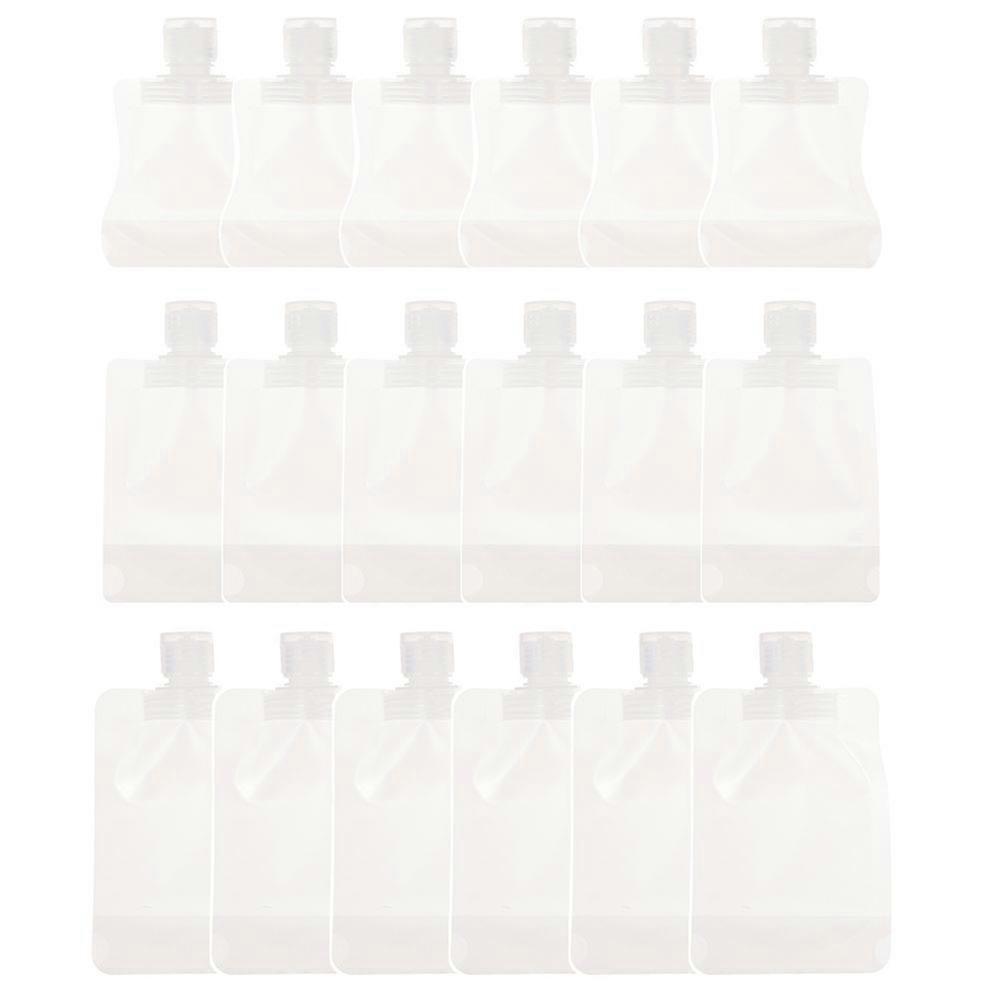 Portable Squeeze Pouches Multi-Function Lotion Bags 18Pcs for Storage