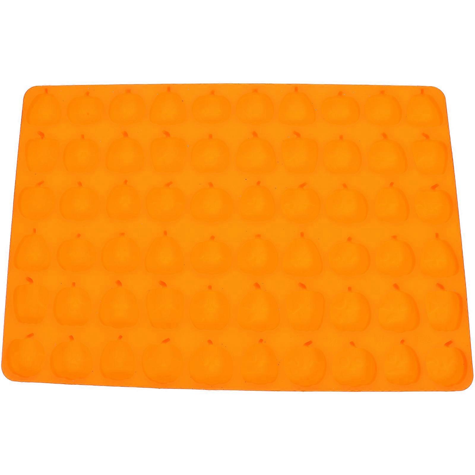 Halloween Silicone Mold Pumpkin Shape for Chocolate Candy 3Pcs