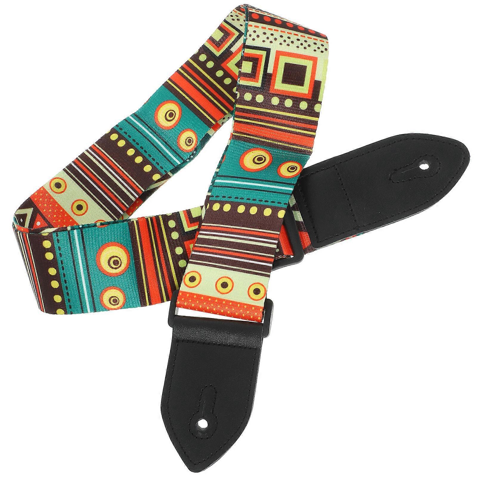 Electric Guitar Strap with End for Durable Use