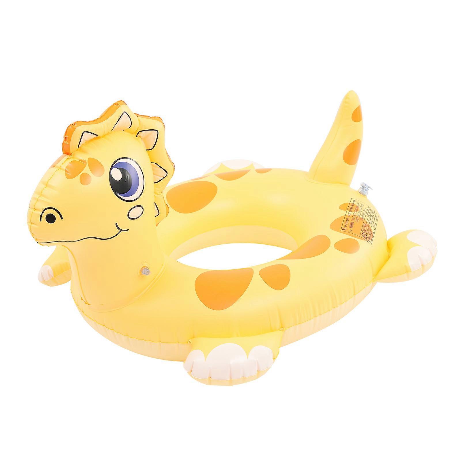 Lovely Inflatable Swimming Ring Dinosaur Shape for Outdoor Use
