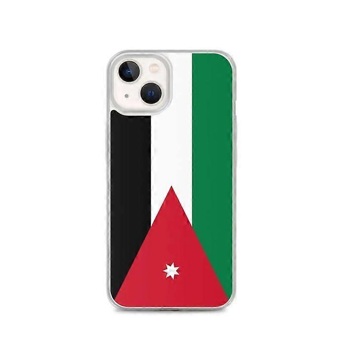 Phone Case – Flag of Jordan – Compatible with iPhone 13 – Soft Case – Resistant and Shockproof - Silicone - Pixelforma