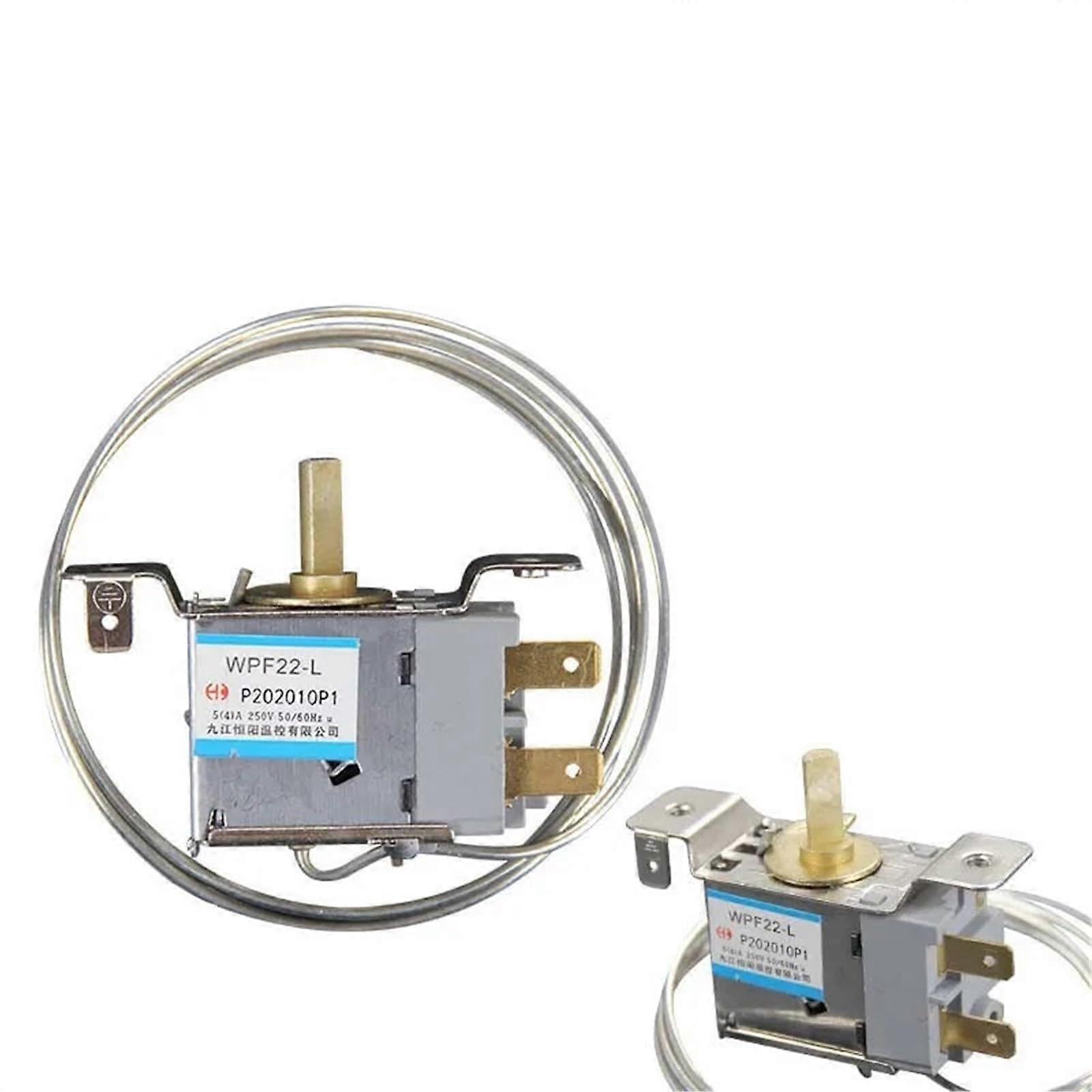 Freezer Thermostat WDF22L Temperature Control Switch, Universal Fit, Precise and Easy Install