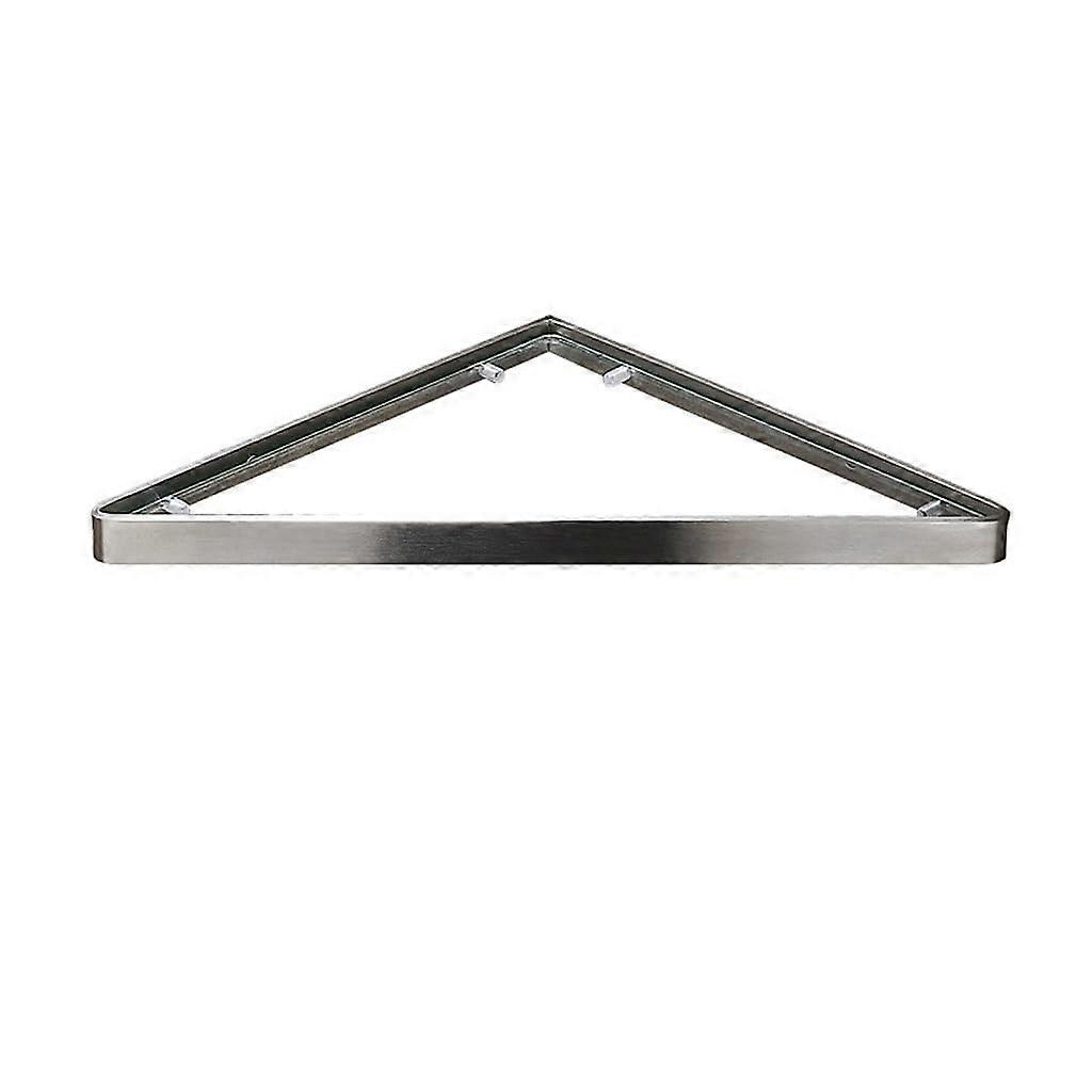 Bathroom Storage Rack Stainless Steel Wall Mounted Organizer Large Capacity White 35CM