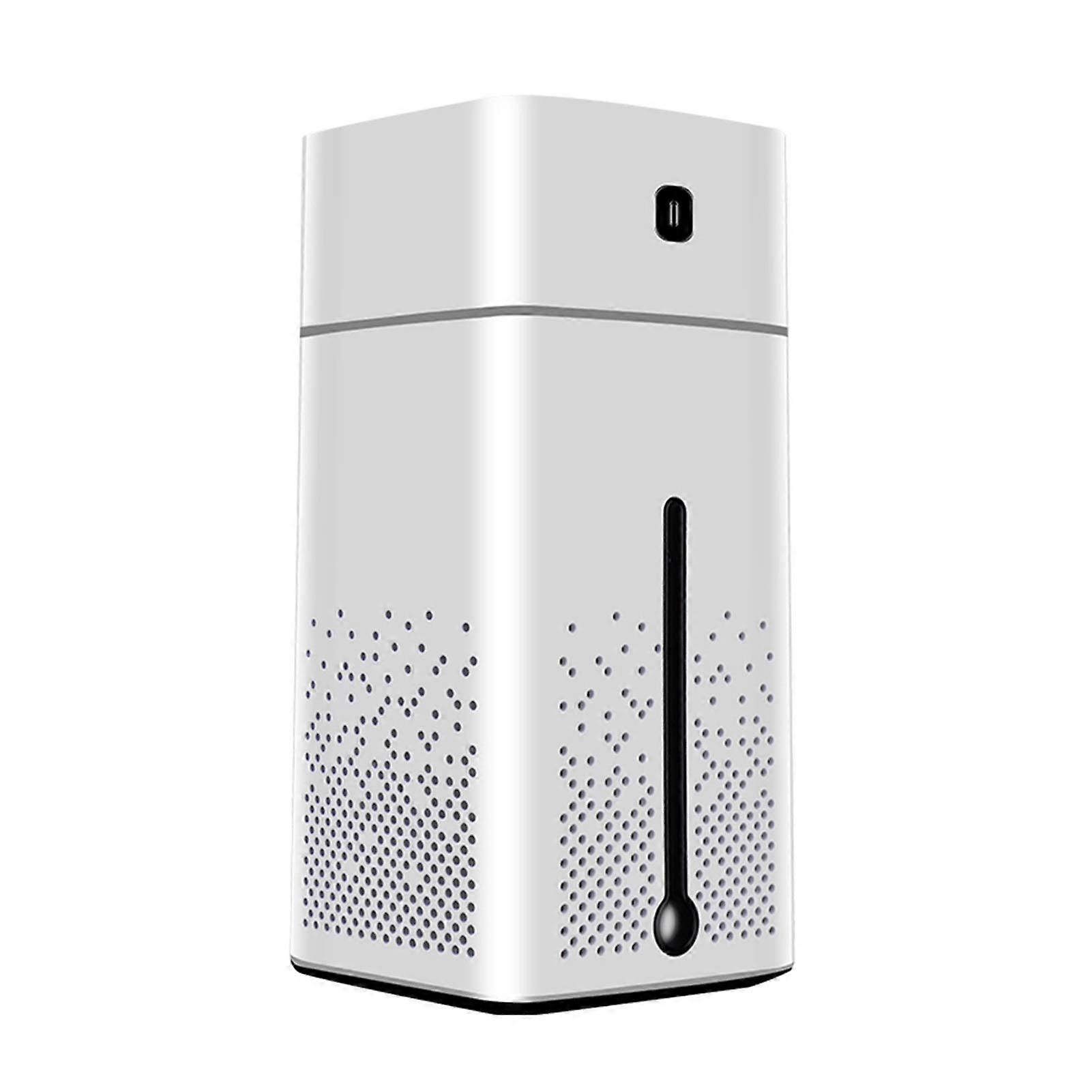 Air Humidifier and Essential Oil Diffuser with Deep Hydration Mist, LED Light, USB Powered, White