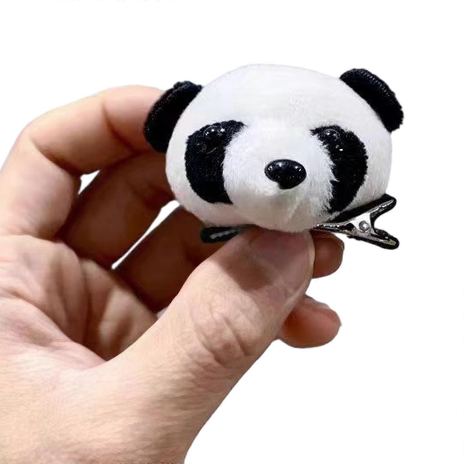 Plush Panda Accessory with Poseable Design and Soft Texture for Home Decor and Photography