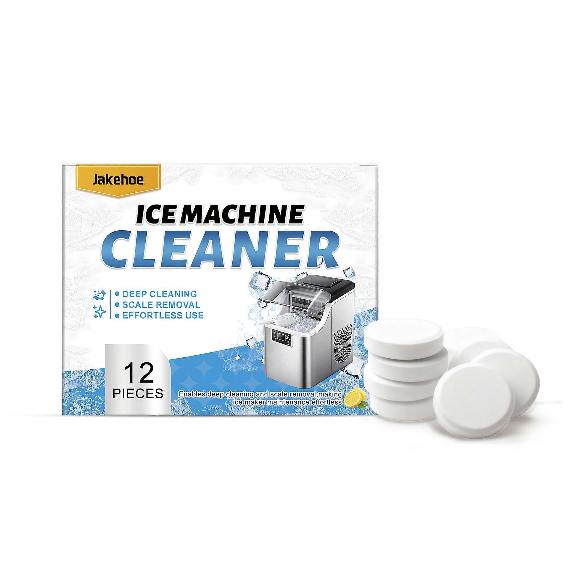 Ice Maker Cleaning Tablets, Effective Cleaning Supplies for Sparkling Clear Ice ,12pcs