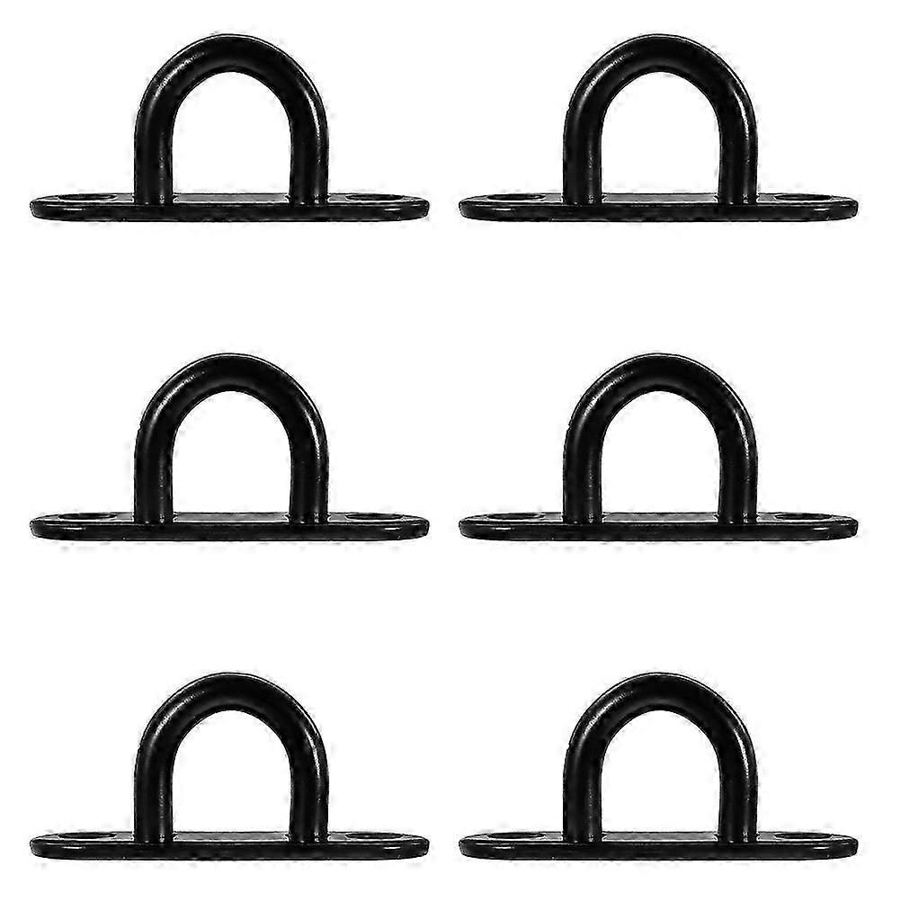 D Hooks Stainless Steel Ceiling Hooks U Bracket compatible Ceiling Installation 6Set
