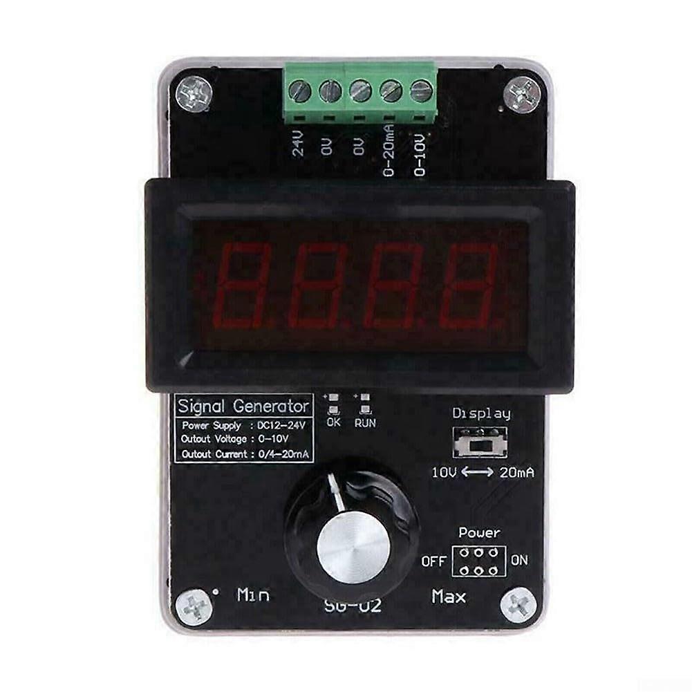 Accuracy 010V Signal Generator with Adjustable Current and Stable Voltage Output Simulator