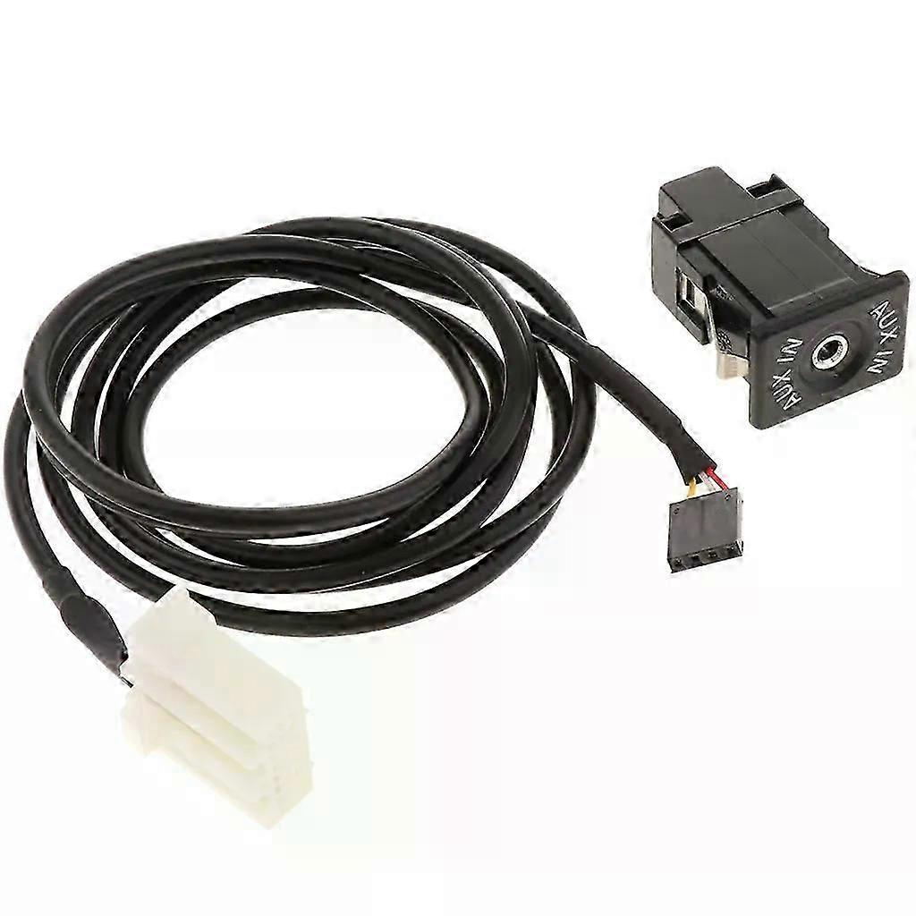AUX Auxiliary Cable Socket Set Input Adapt for Mazda 2 3 5 6 Miata