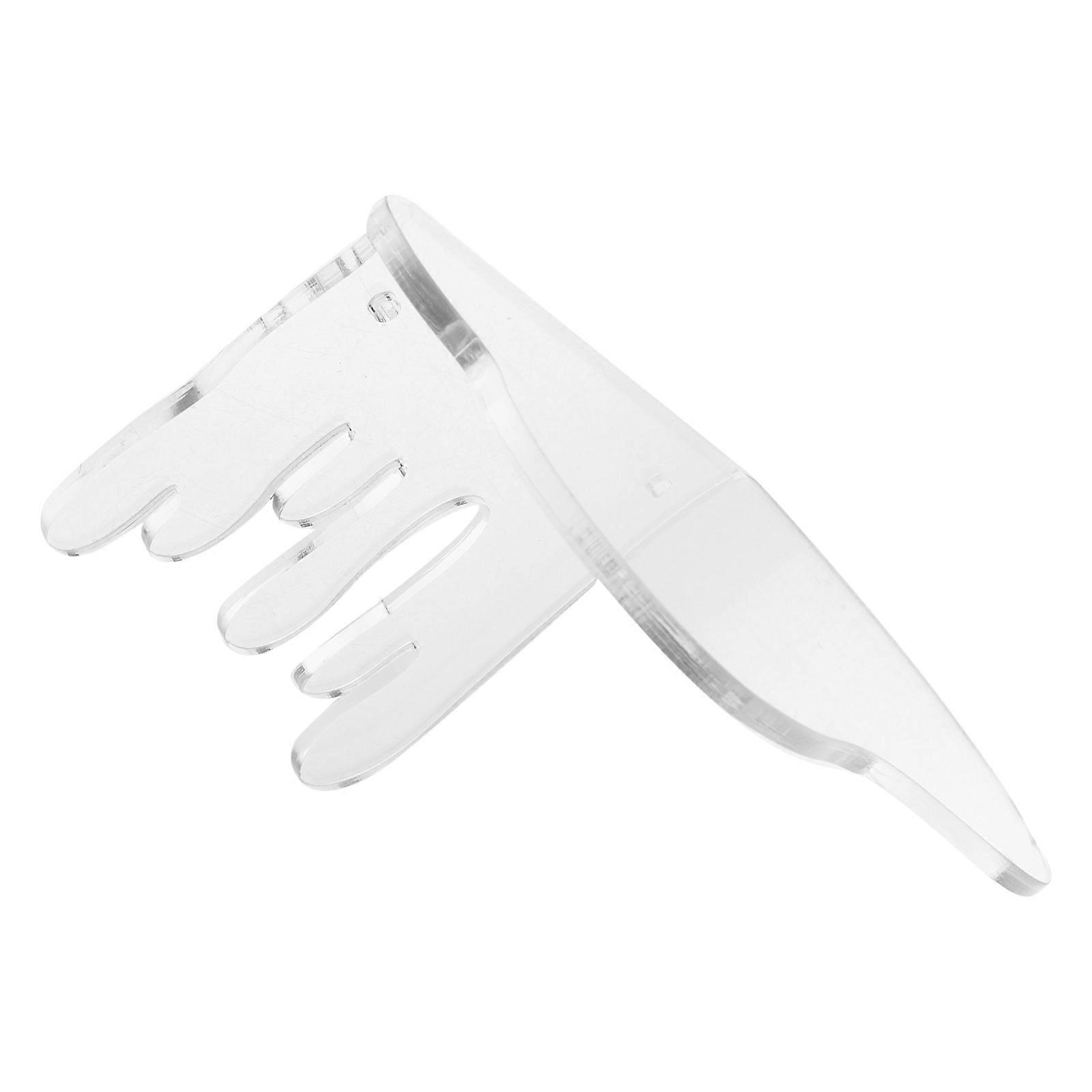 2Pcs Transparent Acrylic Wall Shelf for Storage Organizer