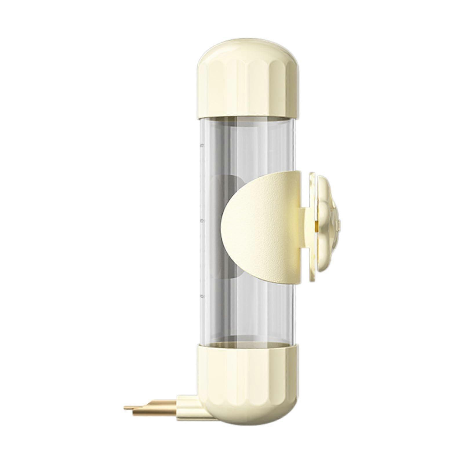 200ml Automatic Bird Water Dispenser with LeakProof Seal, Durable PC Parrot Drinking Feeder White