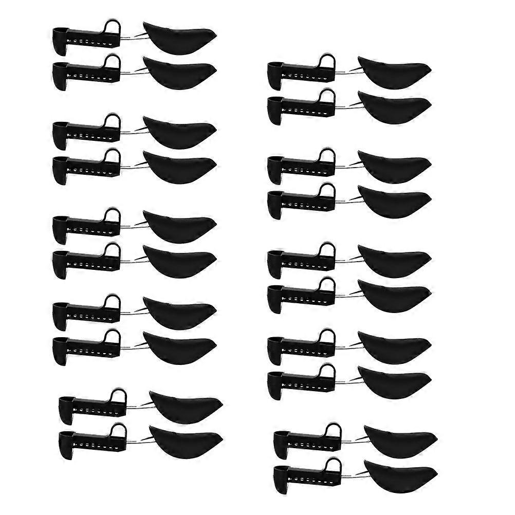 Spring Shoe Plastic Adjustable Shoe Stretcher for 10Pairs