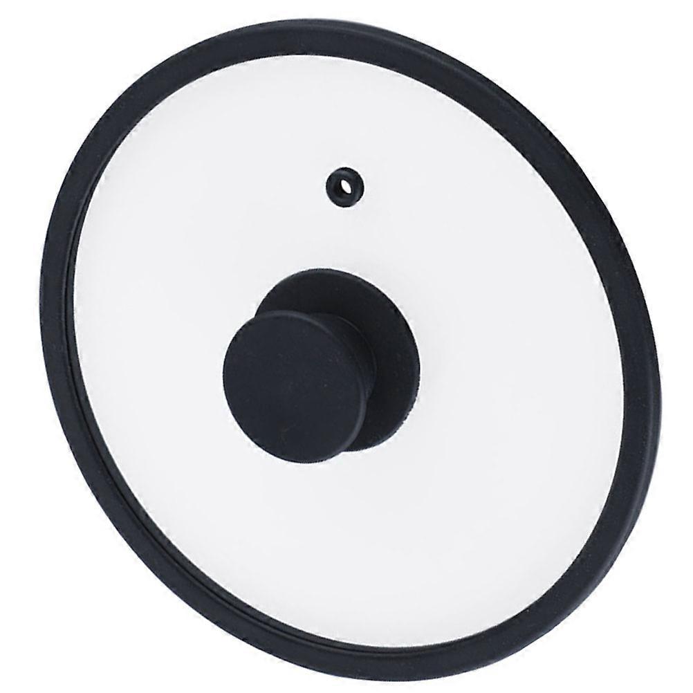 Tempered Glass Pot Lid with Silicone Rim for Pot Practical Cover