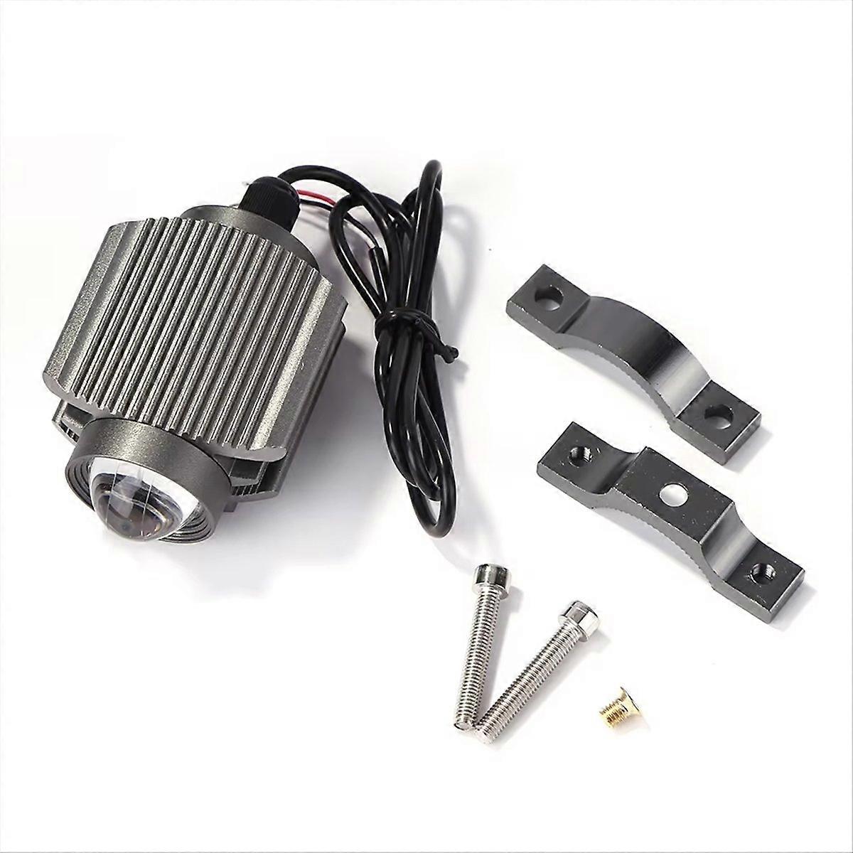 Motorcycle LED Lamp Waterproof Headlight Universal Dual Light Color