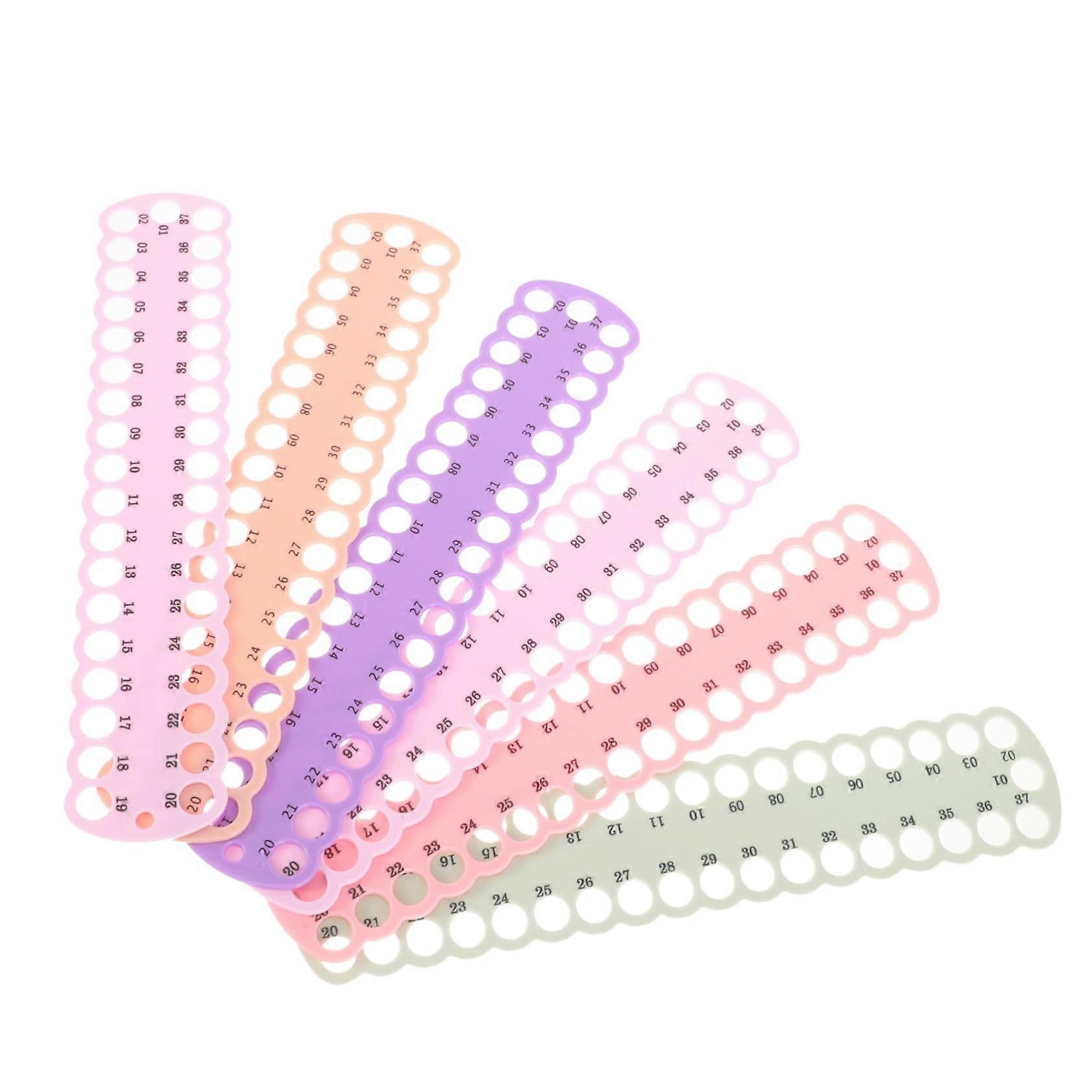 Embroidery Thread Organizer Set, Tangle Plastic Cross Stitch Thread Holder Boards, 6pcs