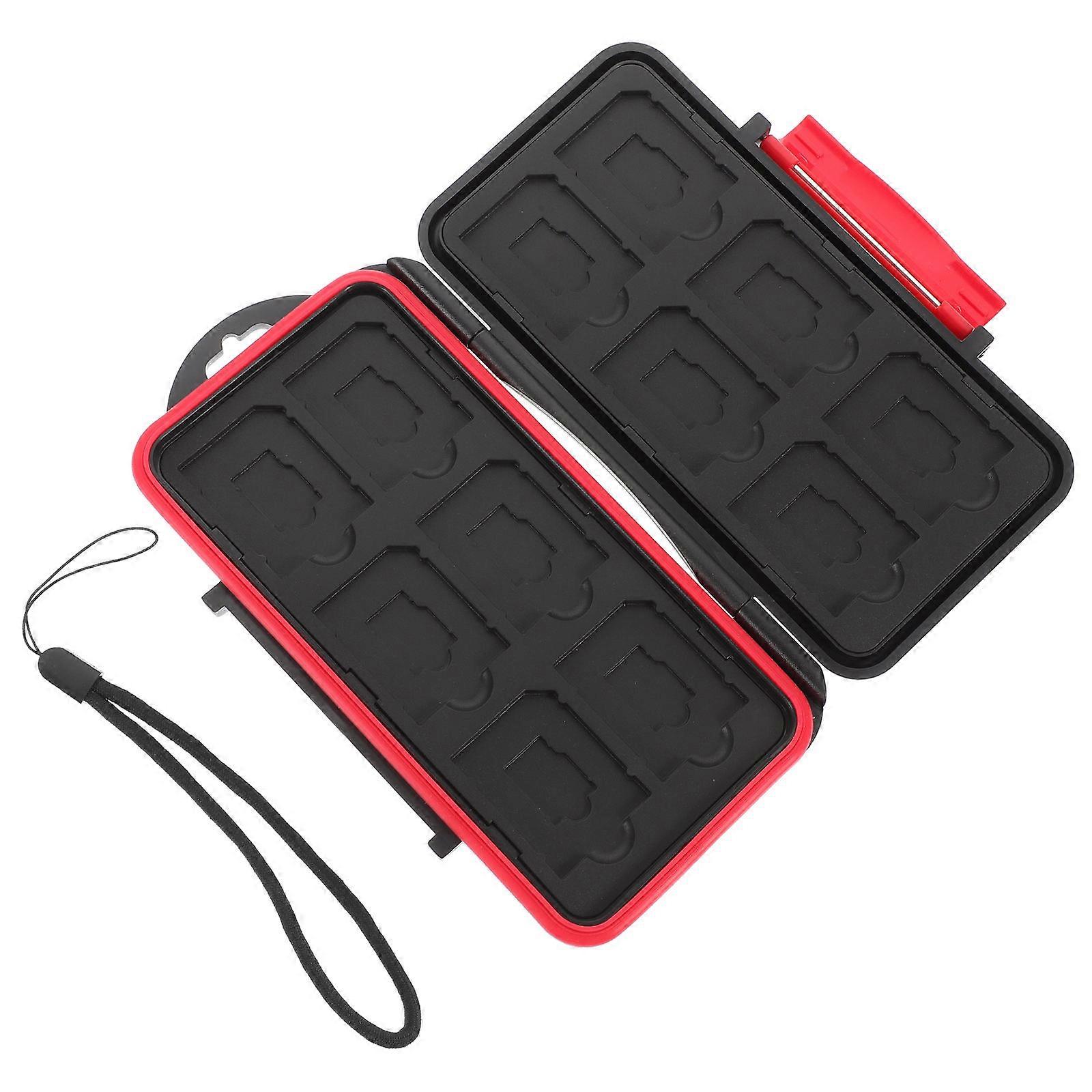 Memory Card Holder Multipurpose ABS Case for Storage Use 5Pcs Compact