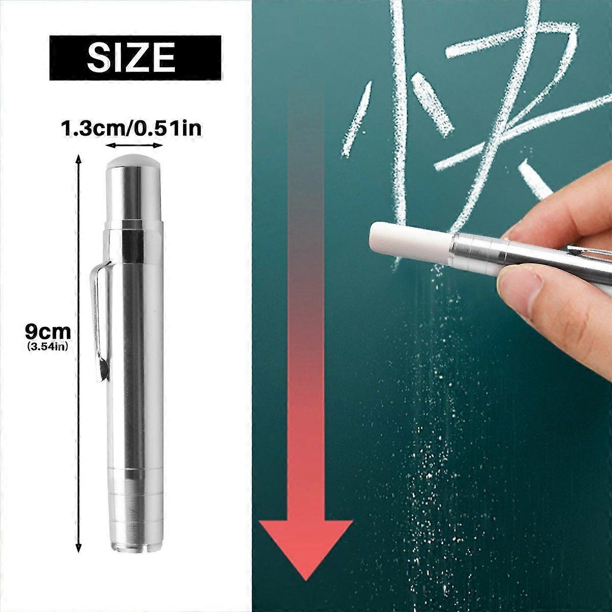 2 PCS Silver Aluminum alloy Chalk Keeper Holder