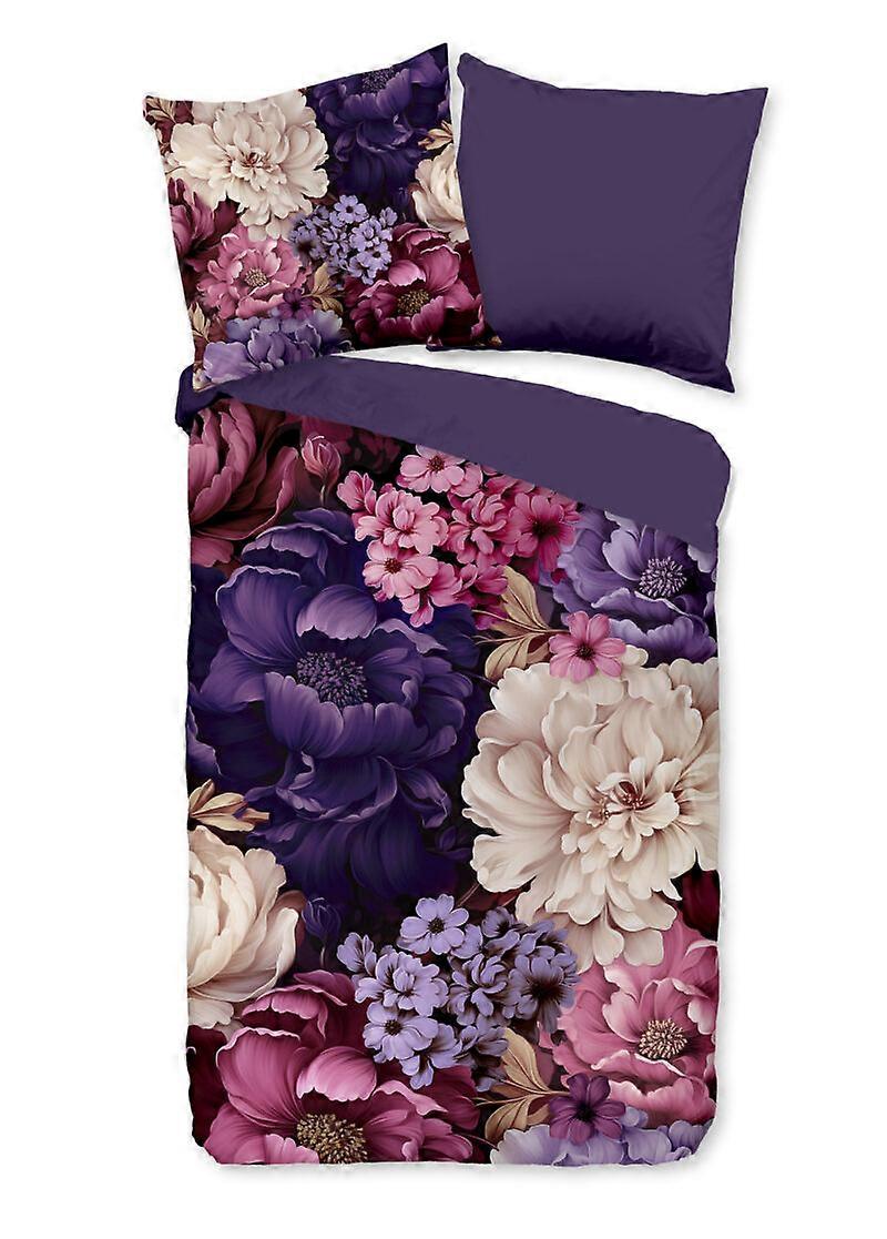 Pure Dekbedovertrek "" - Paars - (135x200 cm) - Microfiber