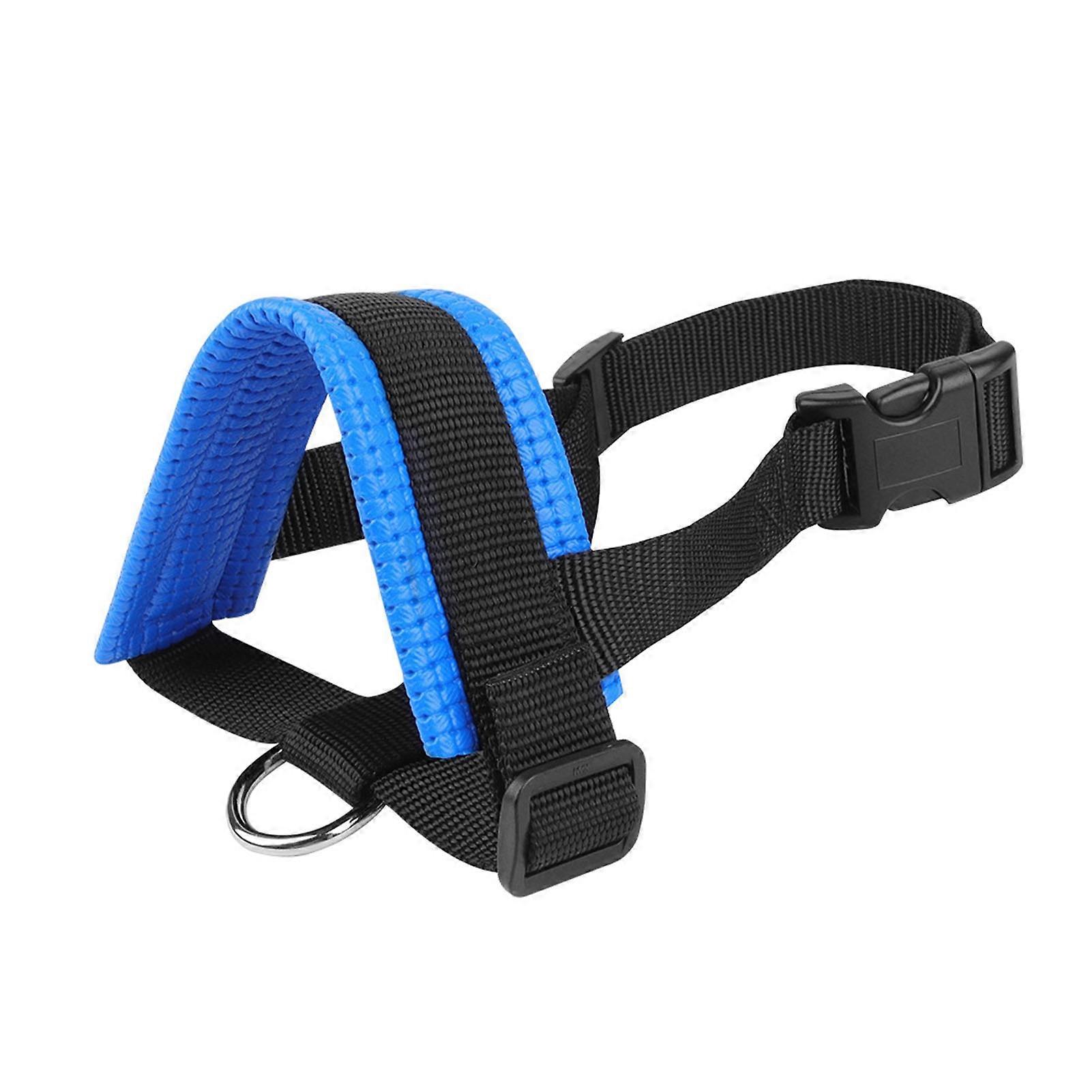 Dog Muzzle Adjustable Loop Nylon Mouth Guard Breathable Anti Barking Biting Chewing Muzzle with