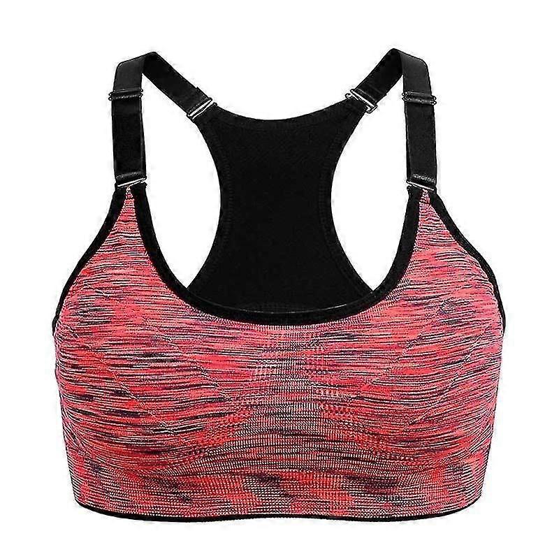 Adjustable- Shakeproof Push-up, Padded Seamless, Yoga Running Bra