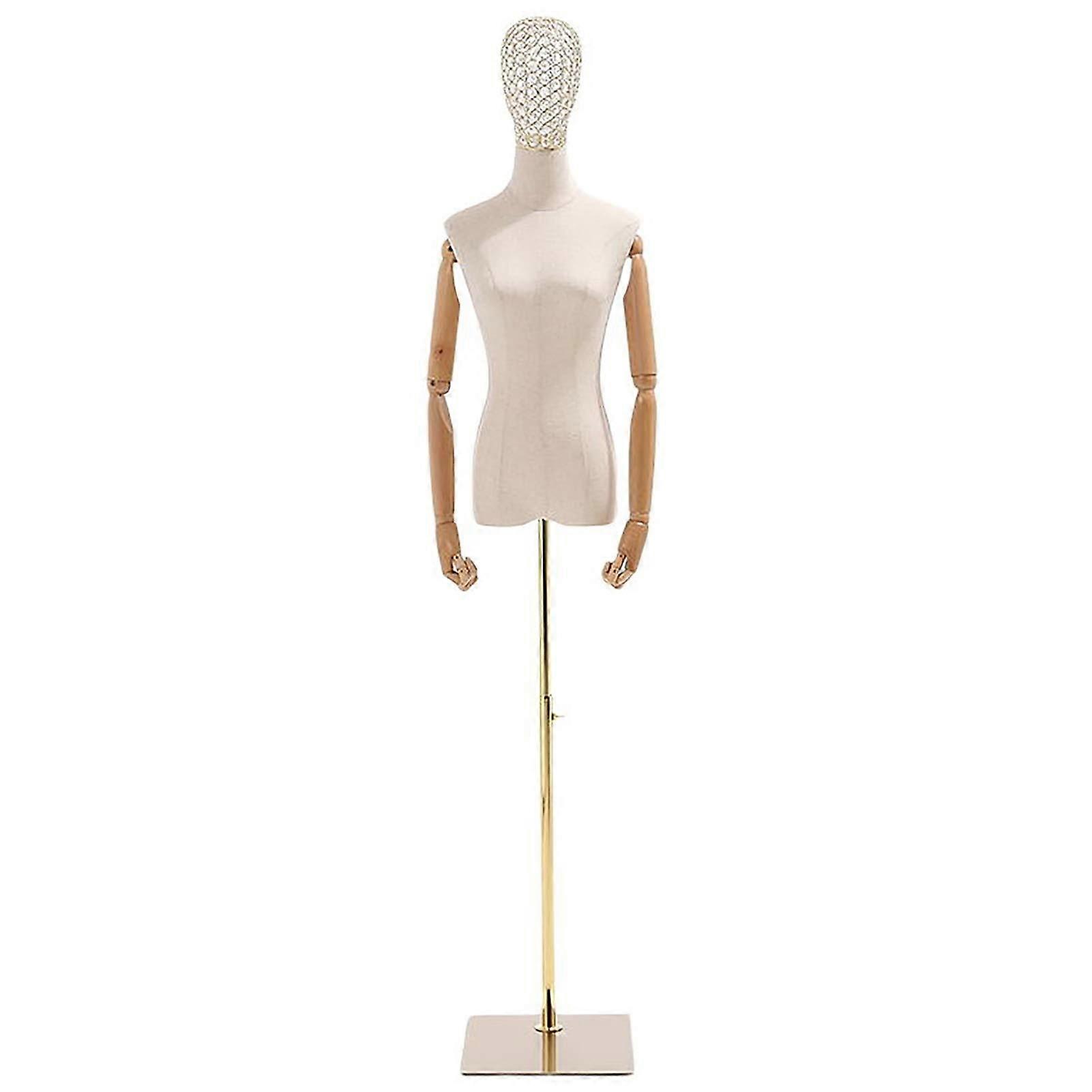 Medium Gold Wire Brush Head for Rust Removal and Surface Cleaning with Durable Iron Wire