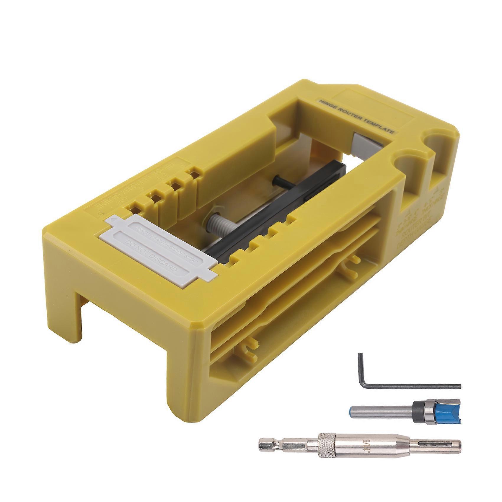 Door Hinge Router Template Removable Inserts Fit For 3-5in Length