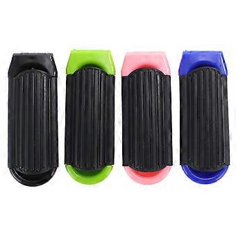 Escova de cabelo dobrável em cores sortidas para viagem, conjunto de 4 peças, compacta e com espelho.