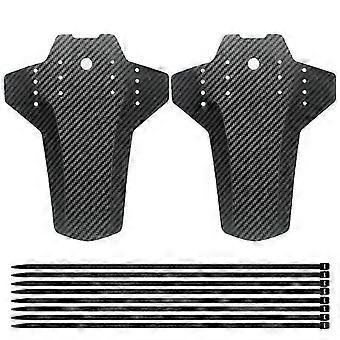 2pcs vélo de montagne garde-boue avant et arrière vtt garde-boue réglables convient 26 pouces 275 pouces 29 pouces taille vélo