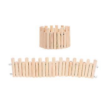 Houten klimbrug voor hamsters, 10 stuks hamsterkooi-accessoires