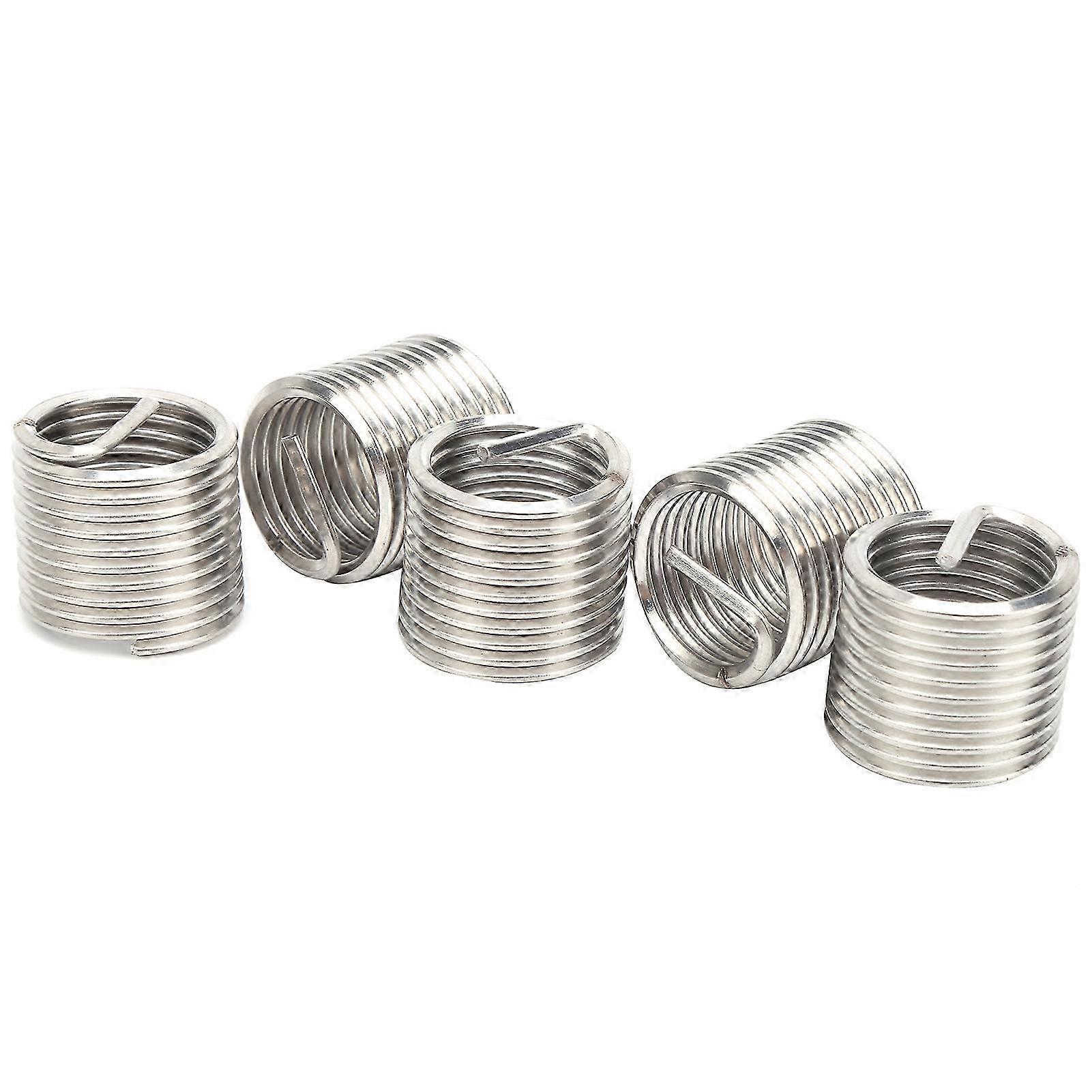 5Pcs M22 x 2.5 SUS304 Wire Thread Insert Bushing Repair Set