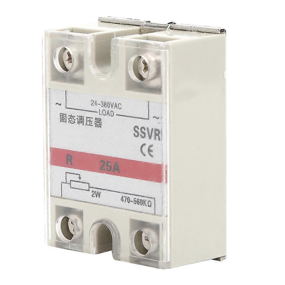 Solid-State Voltage Regulator Single Phase Relay Module Low Frequency SSVR-25A VA 24-380VAC