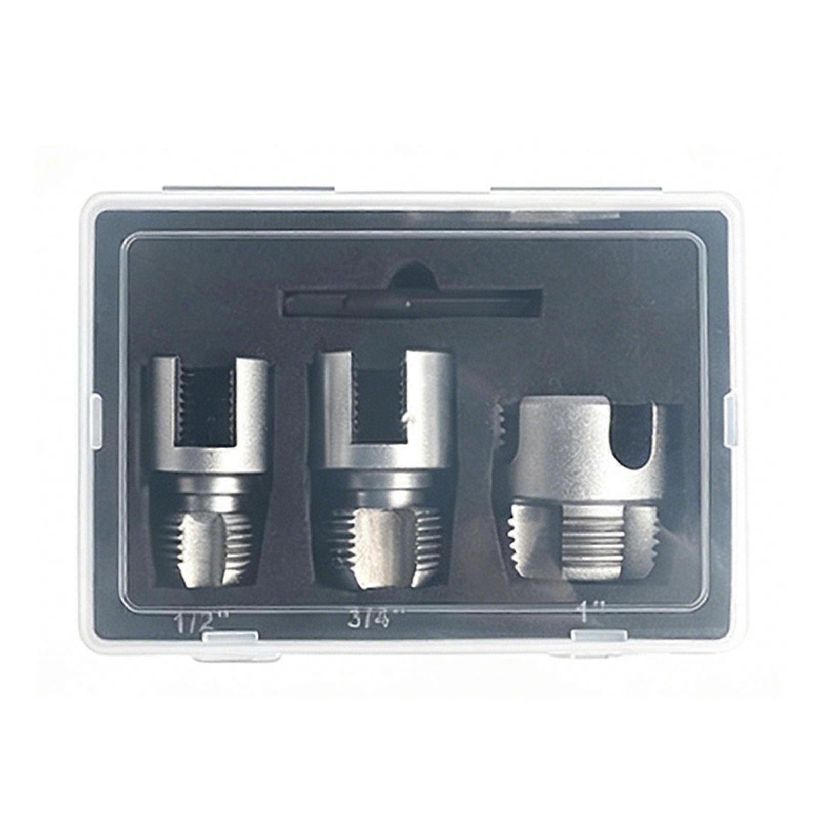 Versatile Alloy Metal Pipe Thread Tools Kit Ergonomic Pipe Thread Tool Pipe Fitting Equipment Designed for Pipes Multicolor