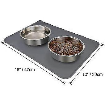 Siliconen voermat antislip waterdichte kommat voor hond en kat 47 x 30 cm