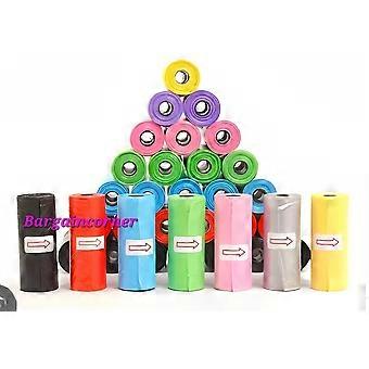 Pet Poop Bags Rolls Degradable Doggy Bags Cat Pooh Pooper Nappy Waste Bag Rolls