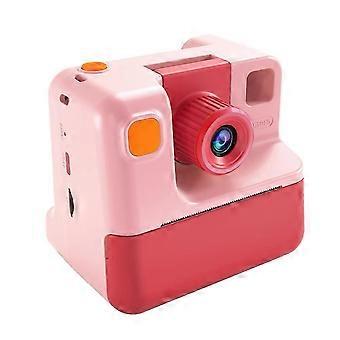 Kids Instant Print Camera Zero Ink Children Camera with 3 Rolls Print Paper Child Toy Camera