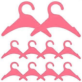 10pcs Percha de ropa para mascotas Plástico antideslizante Perro Cachorro Gato Percha de ropa Perchero de ropa Perchero para colgar ropa